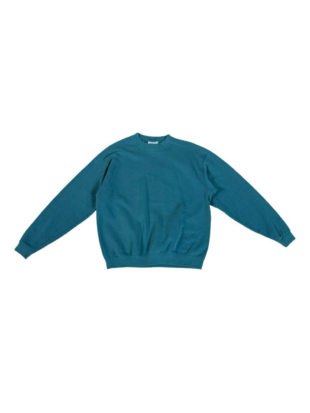 Vintage 1990s Lee Heavyweight Dark Green Crewneck Sweatshirt Made in USA